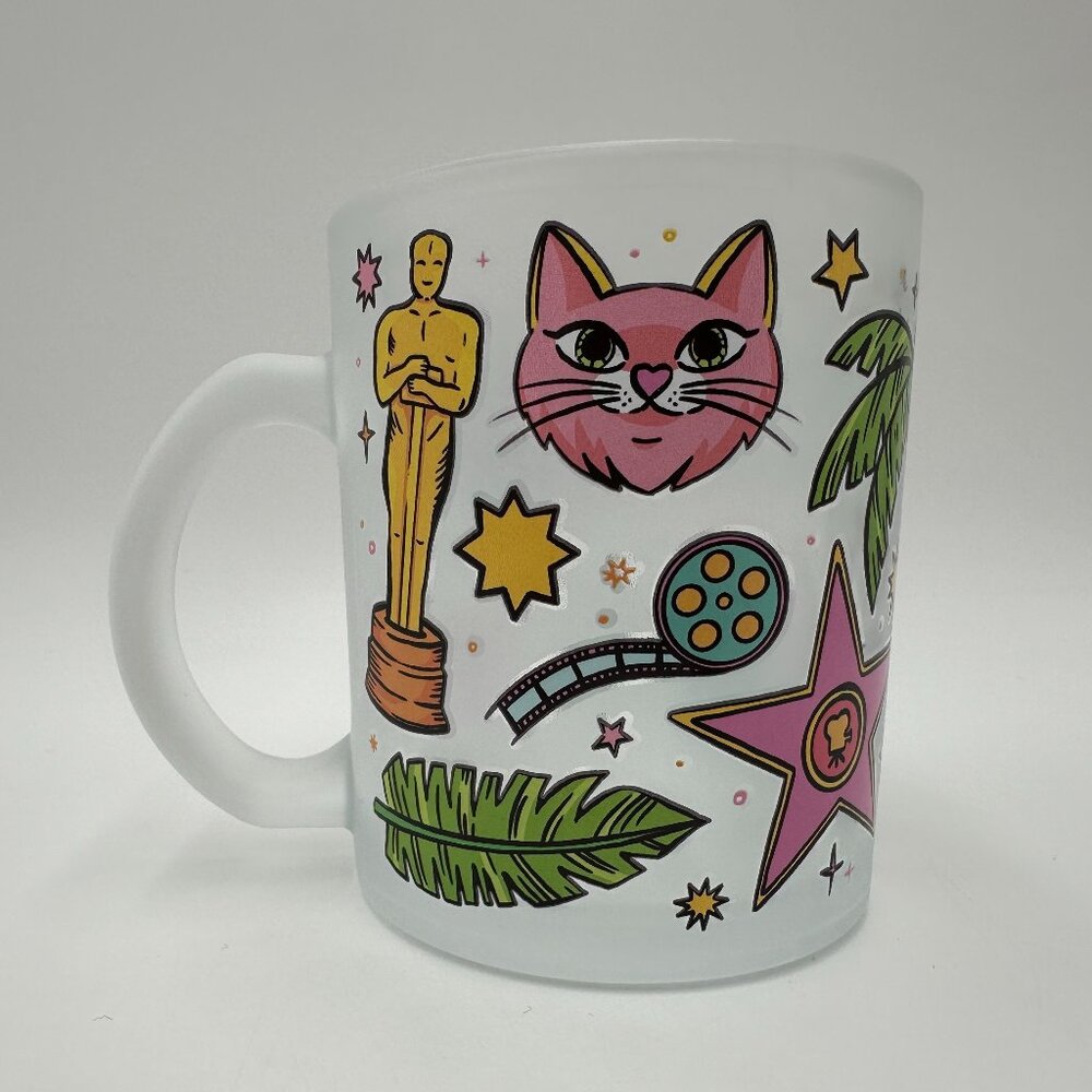 Illumicrate Frosted Hollywood 12 oz Mug Inspired By For Her Consideration
